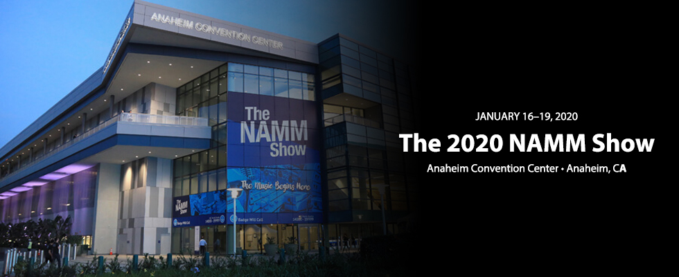 the NAMM Show 2020