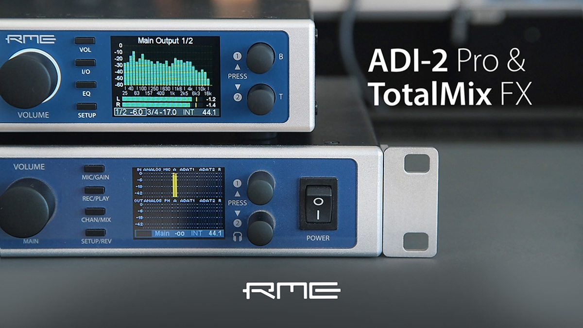 RME ADI-2 Proの超高精度なAD/DAをFirefaceのTotalMix FXに統合