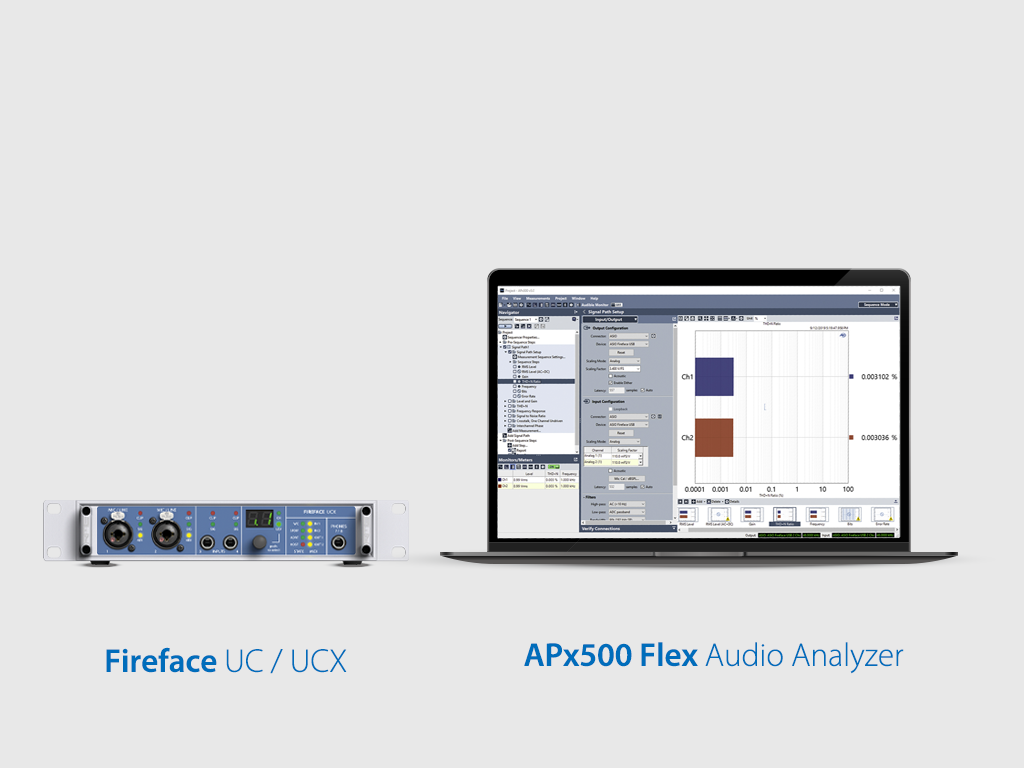 APx500 Flex & Fireface UC/UCX