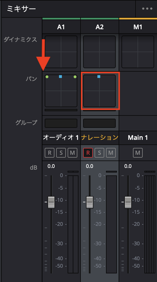 パンの設定