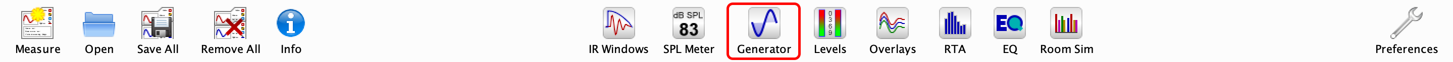 Generatorを開く